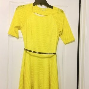 Lovely Gianni Bini dress with belt!  The size is XS.  It is gentle used.